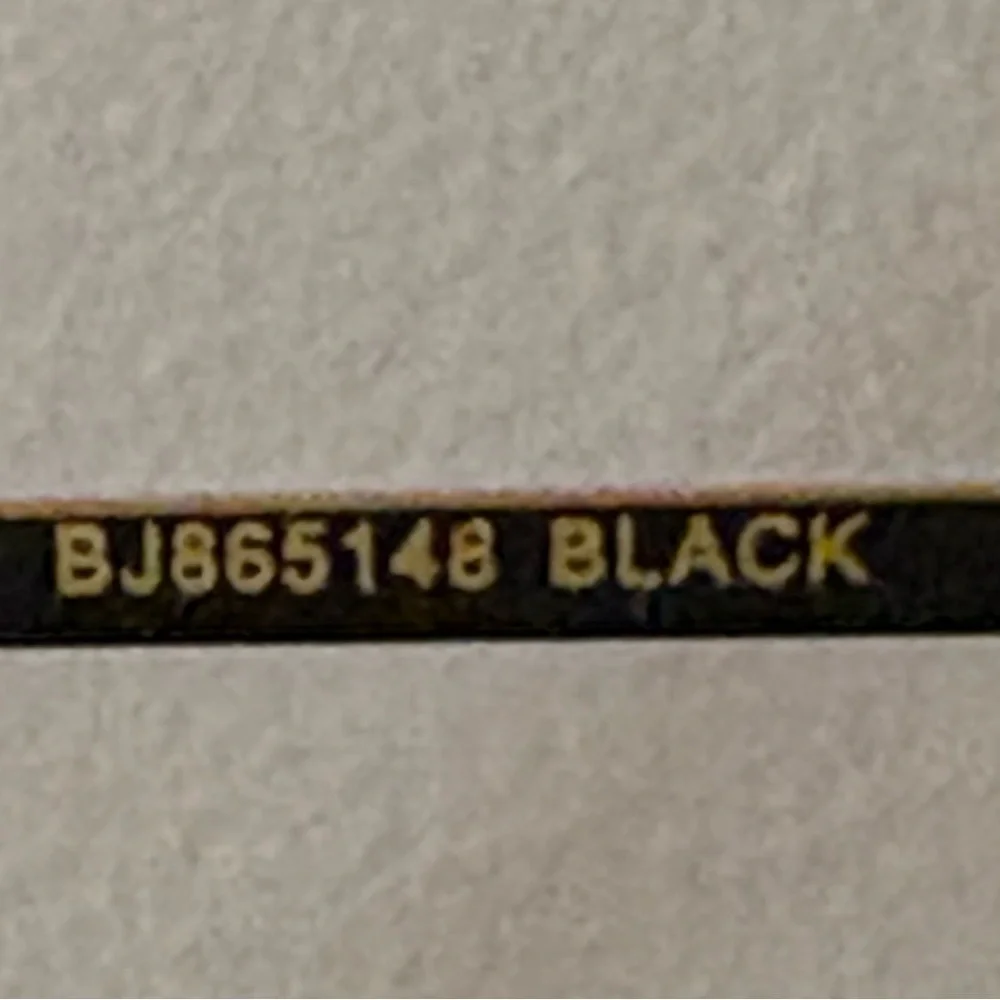 Betsy Johnson Black and Gold Sunglasses